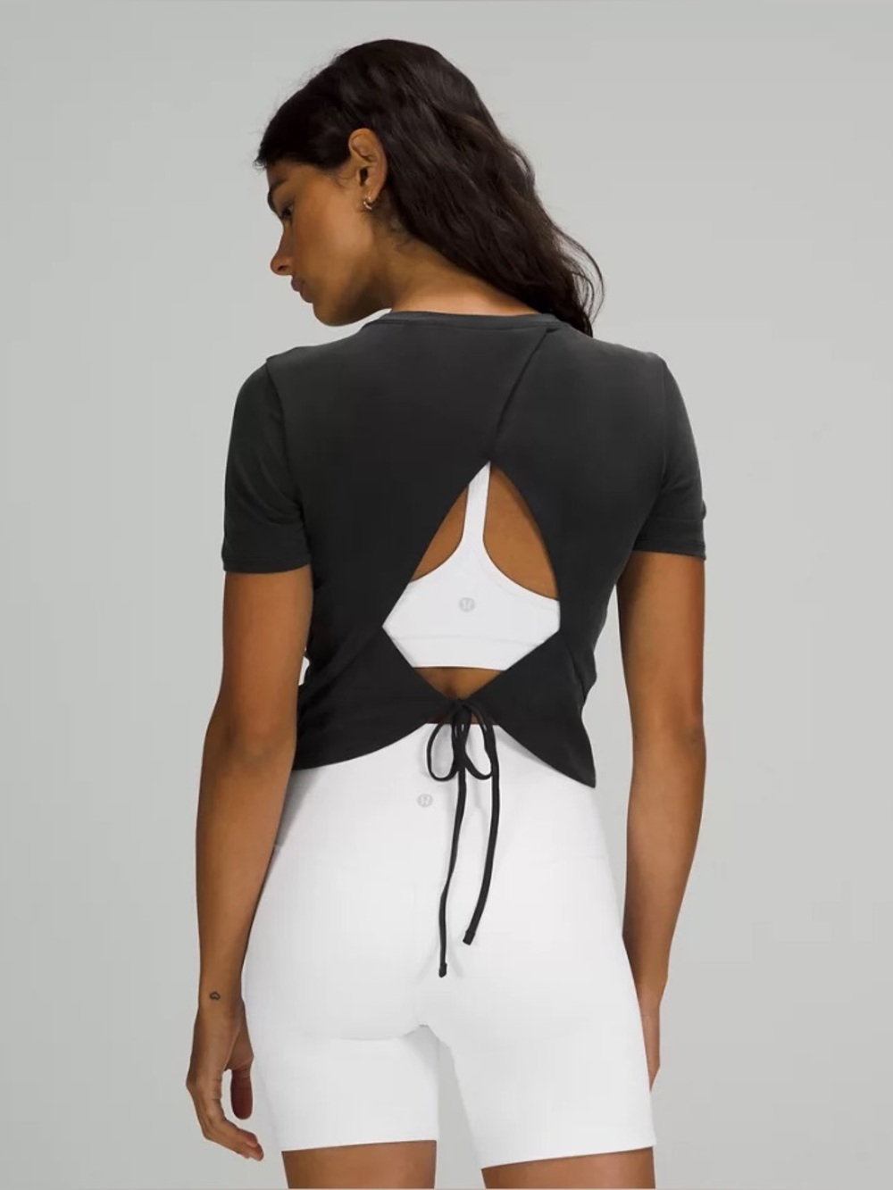 Lululemon Open Tie-Back Short Sleeve